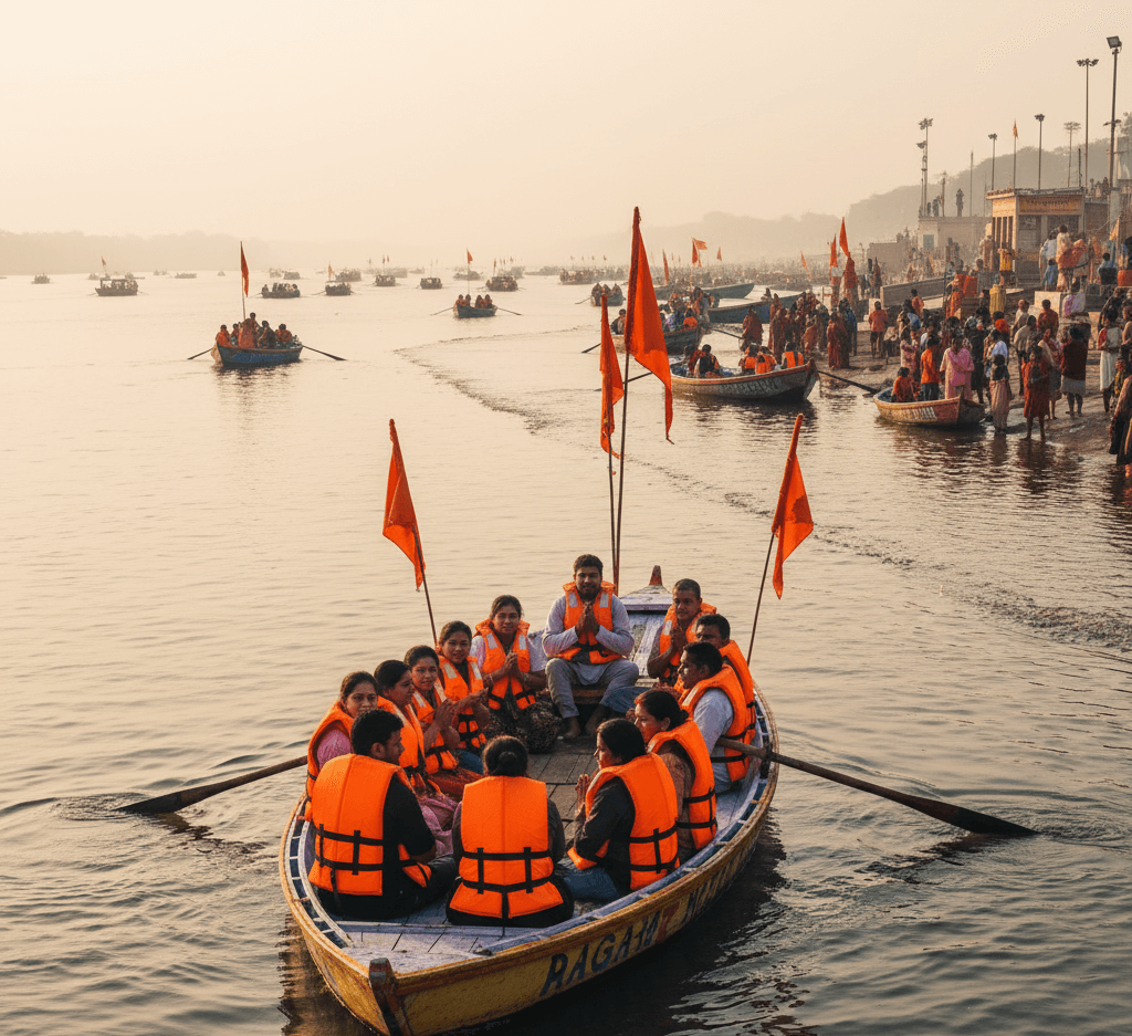 Boat Tour Prayagraj Magh Mela